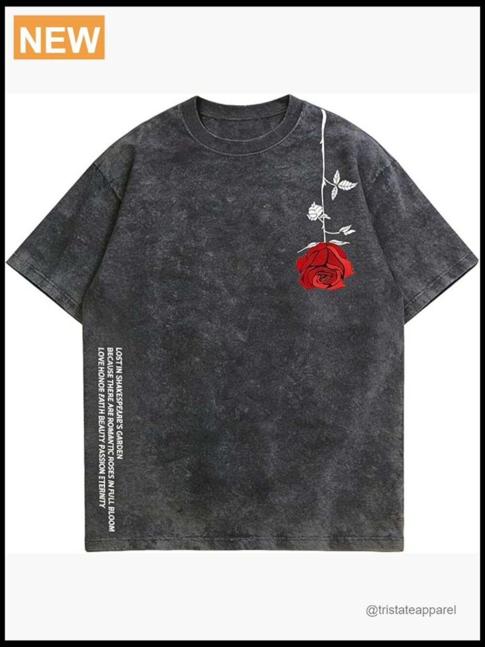 Mens Oversized Graphic Tee Cotton Crew Neck Short Sleeve Streetwear T Shirt